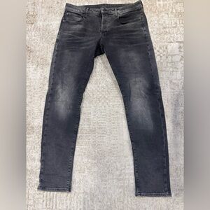 G-Star 3301 Slim Skinny Jeans in Washed Black